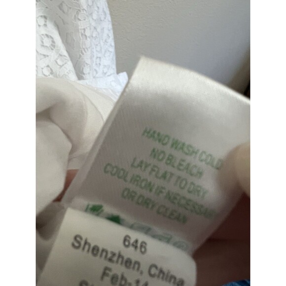 Lilly Pulitzer Phoebe Dress Resort White Lace Size 0 - Picture 12 of 13